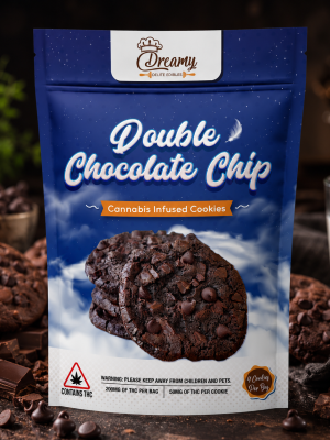 Doubel Chocolate Chip Cookies | Buy Edibles Online | Dreamy Delite Edibles