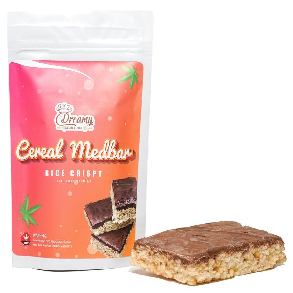 Dreamy Delite Crispies Cereal Medbars | Buy Edibles Online