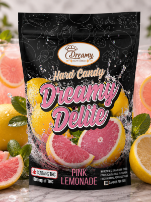 PInk Lemonade Hard Candy | Buy Dreamy Delite Edibles Online | Dreamy Delite Edibles
