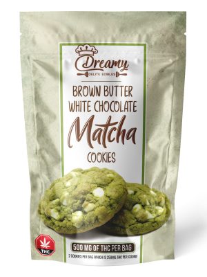 Brown Butter White Chocolate Matcha | Buy Edibles Online | Dreamy Delite Edibles