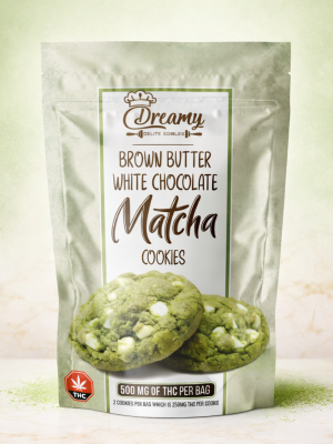 Brown Butter White Chocolate Matcha | Buy Edibles Online | Dreamy Delite Edibles