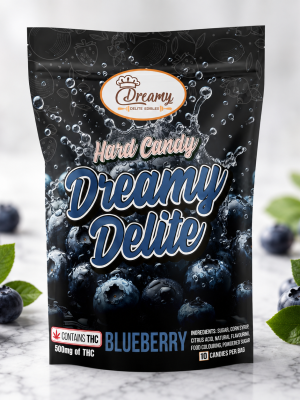BLUEBERRY DREAMY DELITE HARD CANDY | BUY EDIBLES ONLINE | DISPENSARY NEAR ME