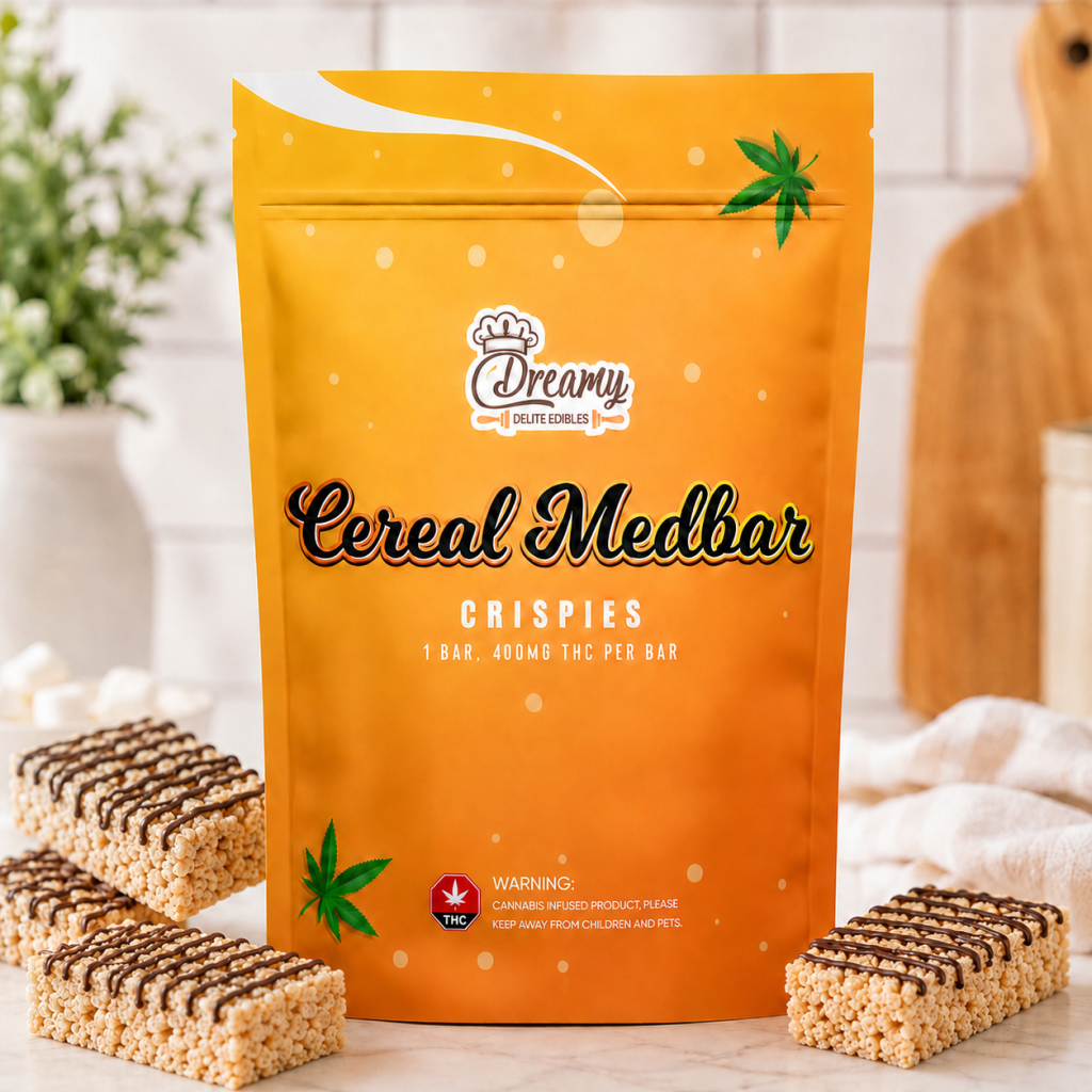 CRISPIES CEREAL BAR | BUY EDIBLES ONLINE | DREAMY DELITE EDIBLES