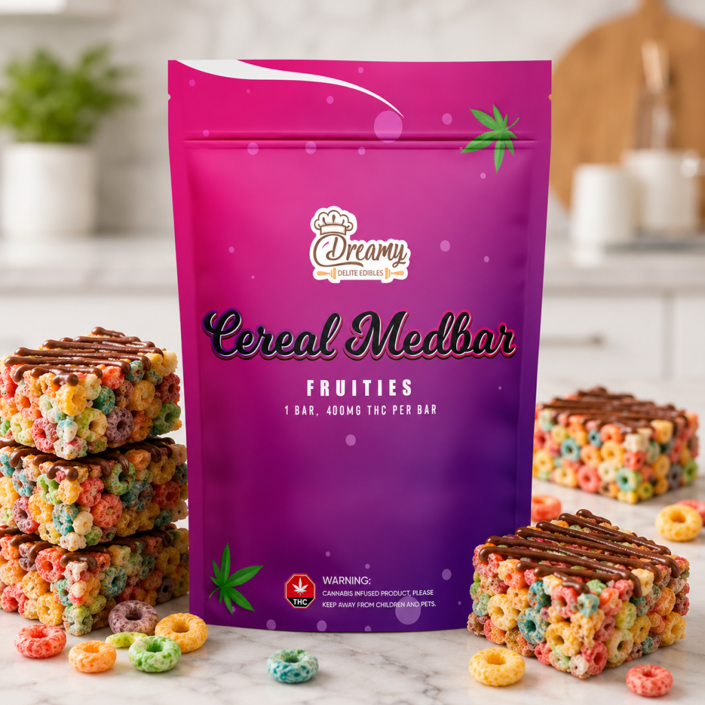 FRUITIES CEREAL BAR | BUY EDIBLES ONLINE | DREAMY DELITE EDIBLES